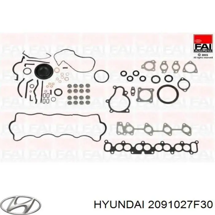 2091027F30 Hyundai/Kia juego de juntas de motor, completo