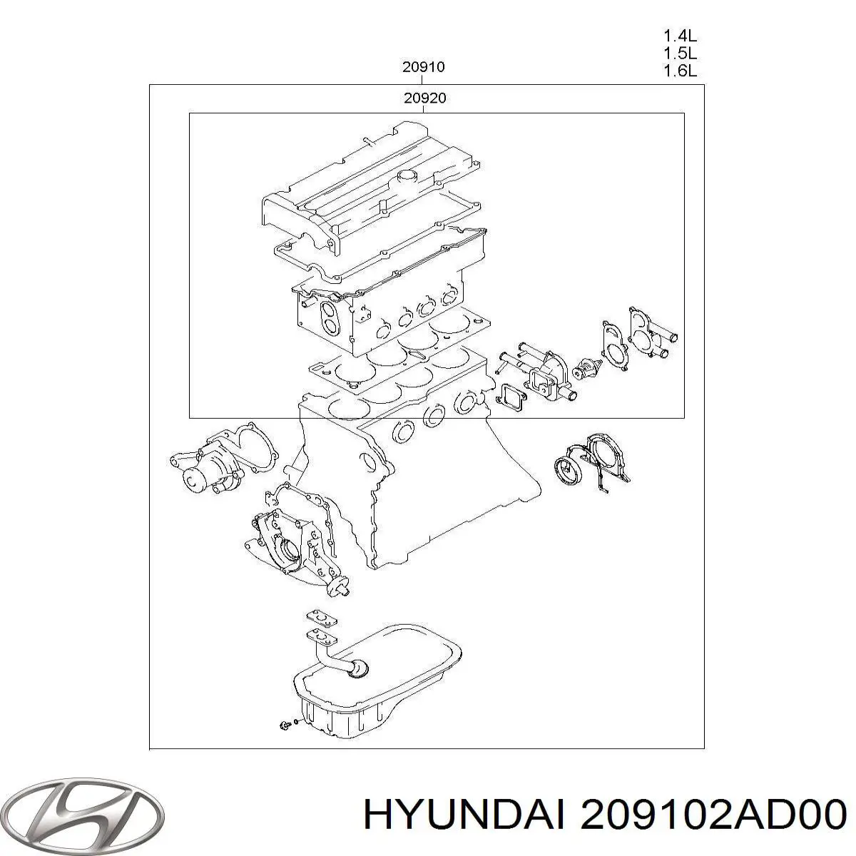 209102AD00 Hyundai/Kia