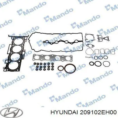 209102EH00 Hyundai/Kia juego de juntas de motor, completo