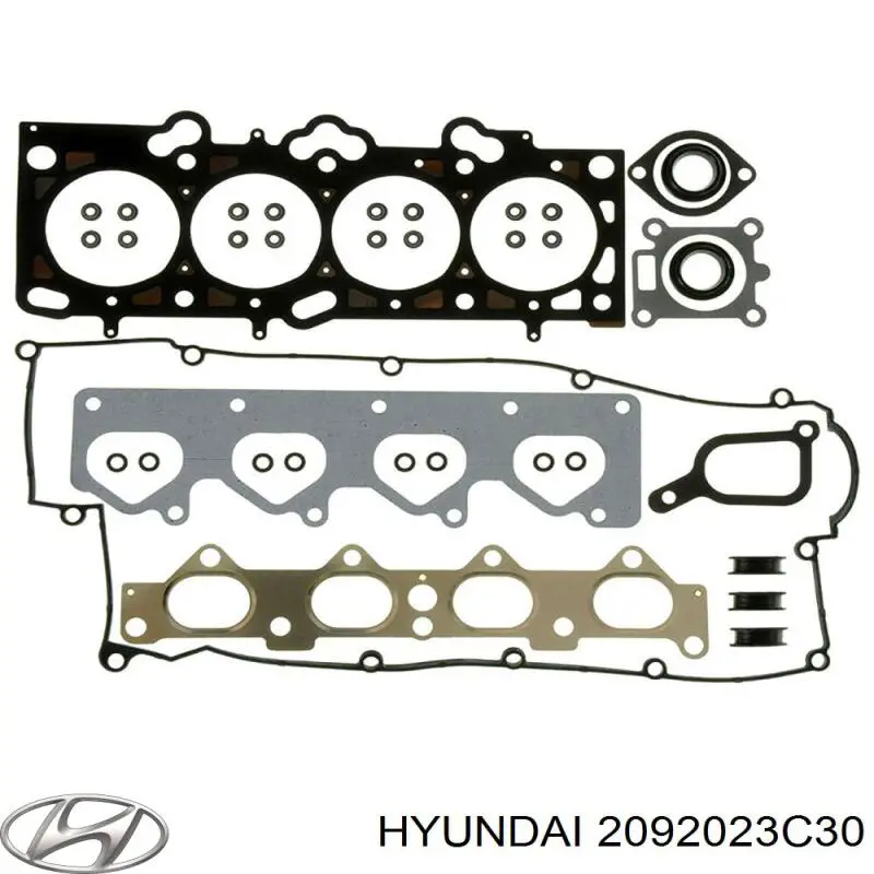 2092023C30 Hyundai/Kia juego de juntas de motor, completo, superior