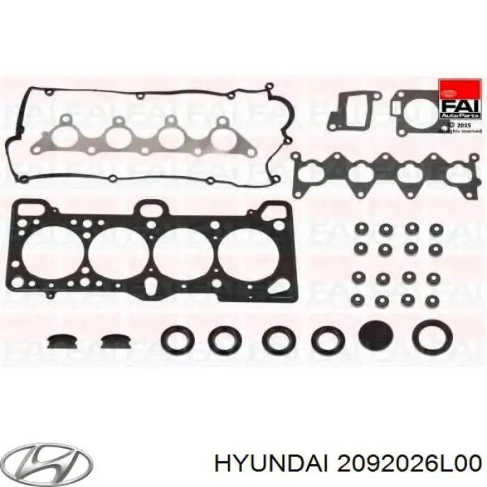 Comprar 2092026L00 Hyundai/Kia Juego de juntas superiores de motor