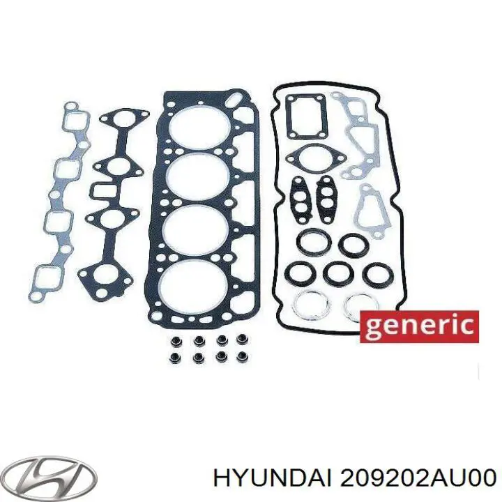 209202AU00 Hyundai/Kia juego de juntas de motor, completo, superior