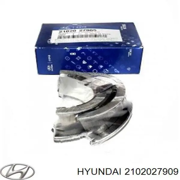 Juego de cojinetes de cigüeñal, cota de reparación +1,00 mm para Hyundai Accent (LC)