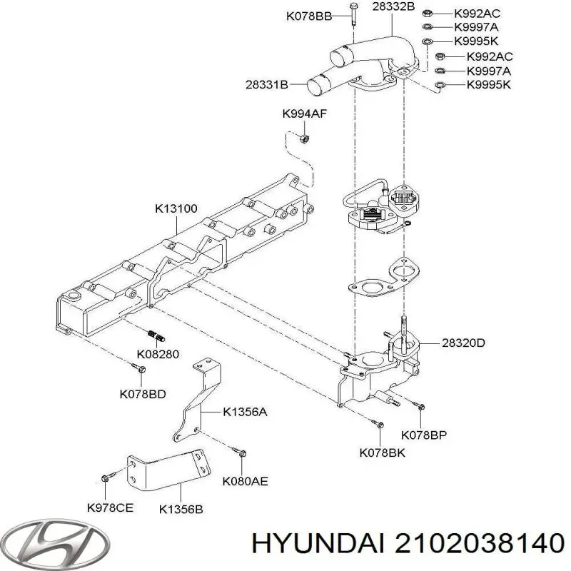 2102038140 Hyundai/Kia