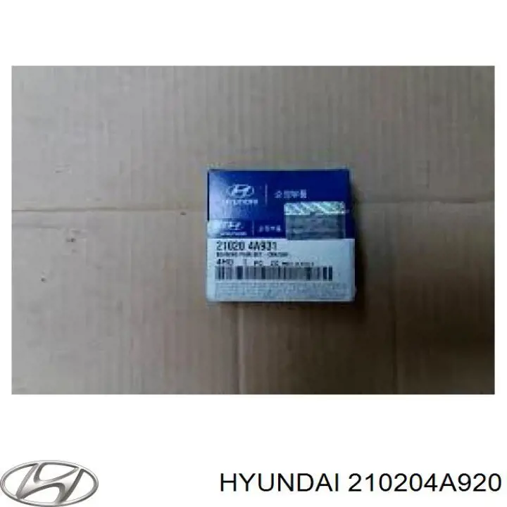 210204A911 Hyundai/Kia juego de cojinetes de cigüeñal, estándar, (std)