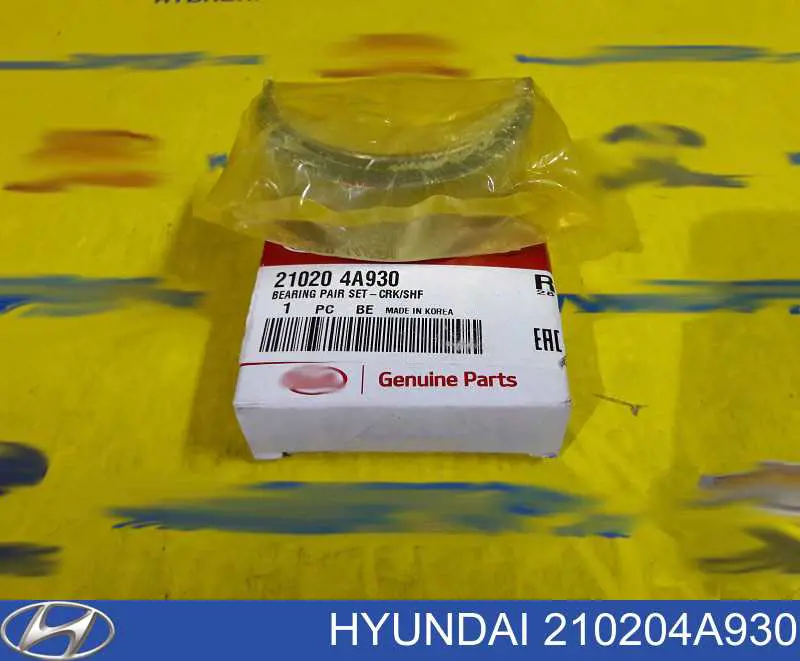 HCJB052S Parts-Mall Juego de cojinetes de biela, estándar (STD)