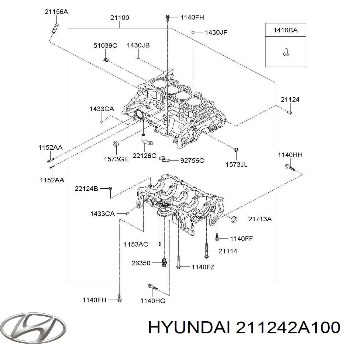 Comprar 211242A100 Hyundai/Kia 