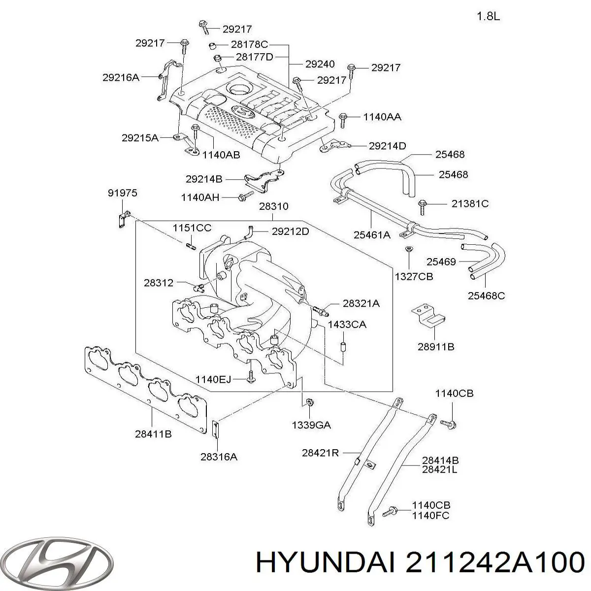  Hyundai/Kia 211242A100 precio, desde 9,03 EUR