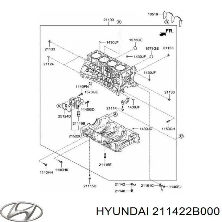 Juntas de culata Hyundai/Kia 211422B000 precio, desde 2,78 EUR