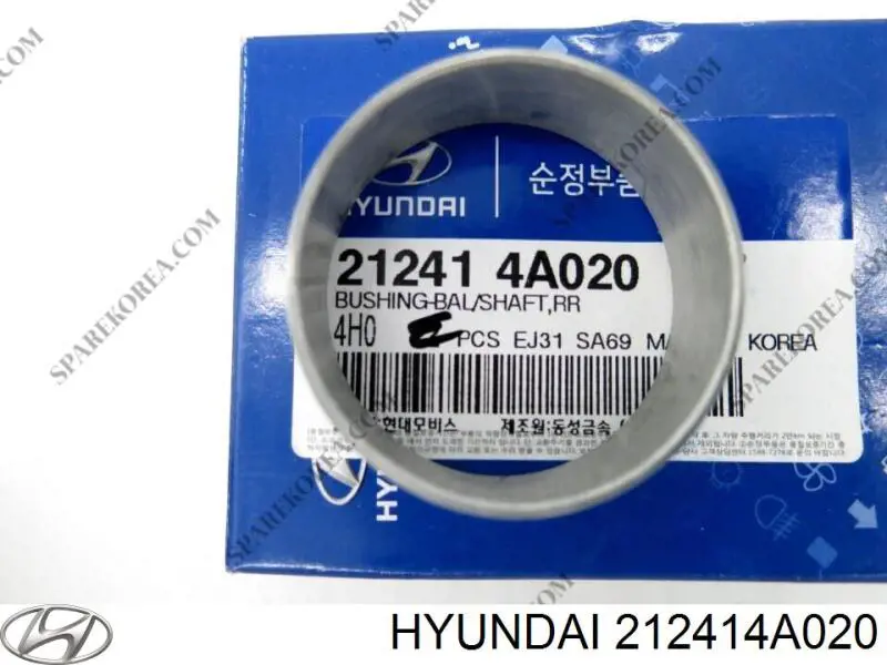 212414A020 Hyundai/Kia revistimiento del eje de equilibrio