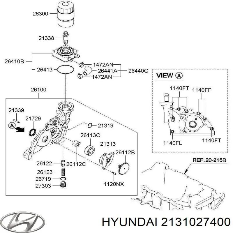 2131027400 Hyundai/Kia