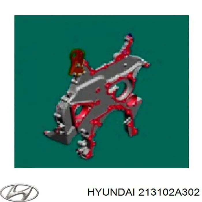 213102A302 Hyundai/Kia cubierta motor delantera