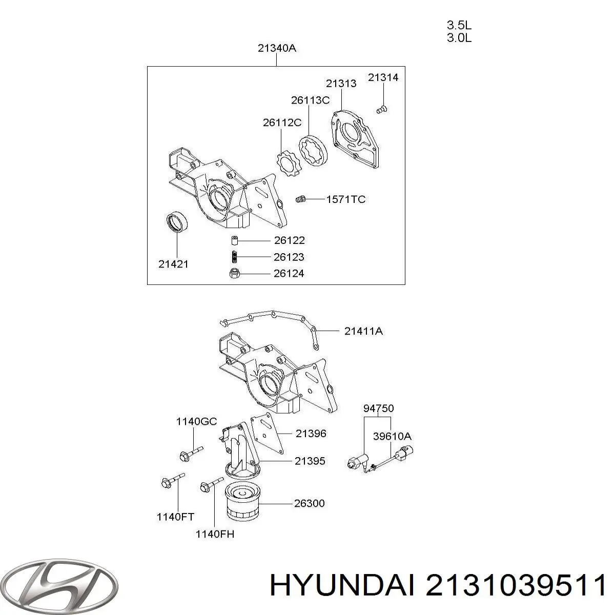 2131039511 Hyundai/Kia