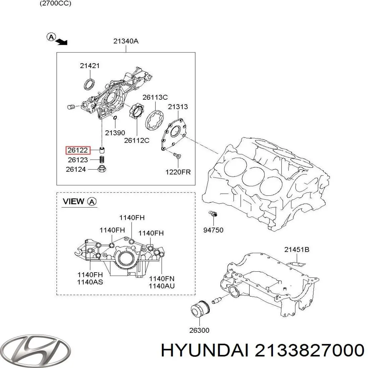 2133827000 Hyundai/Kia 