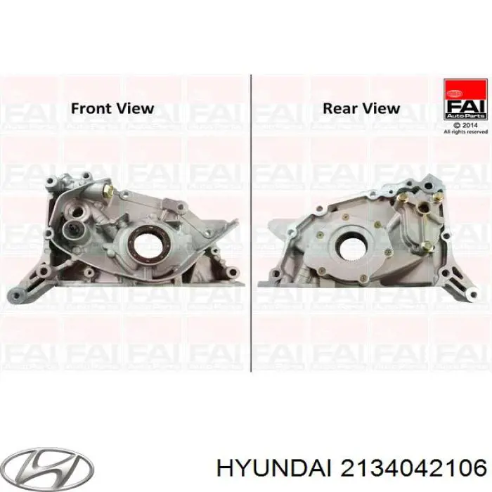 2134042104 Hyundai/Kia cubierta motor delantera