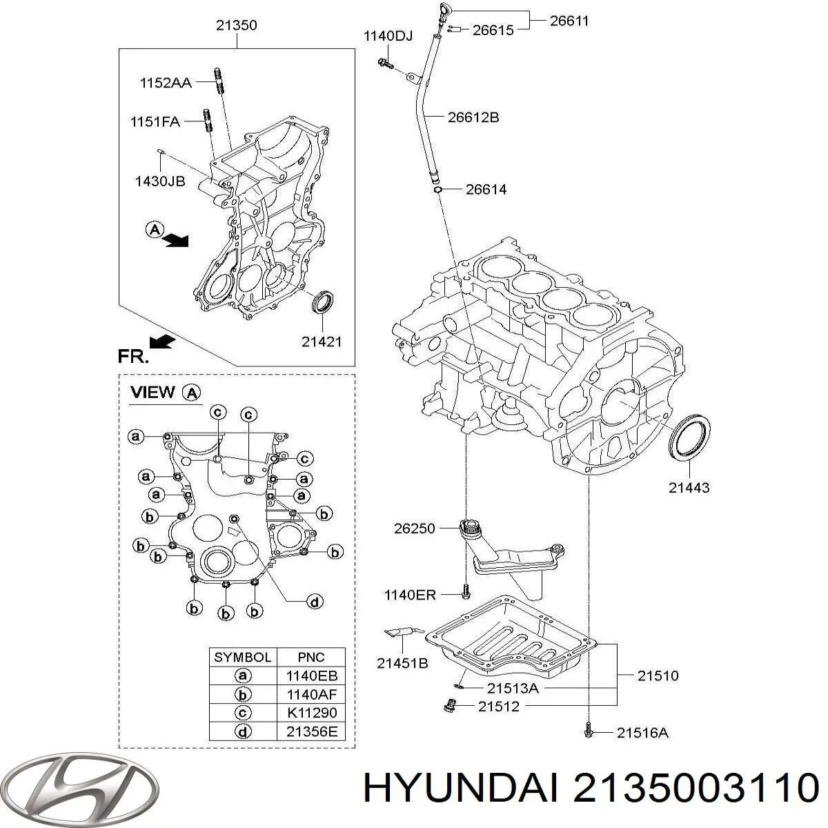 2135003110 Hyundai/Kia