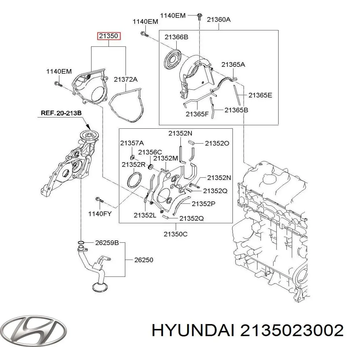  Hyundai/Kia 2135023002 precio, desde 41,96 EUR