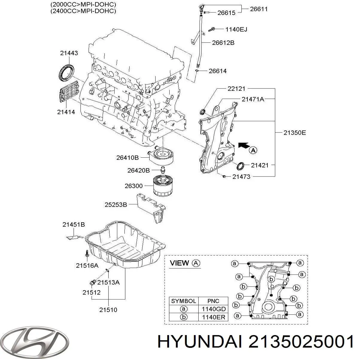 2135025001 Hyundai/Kia