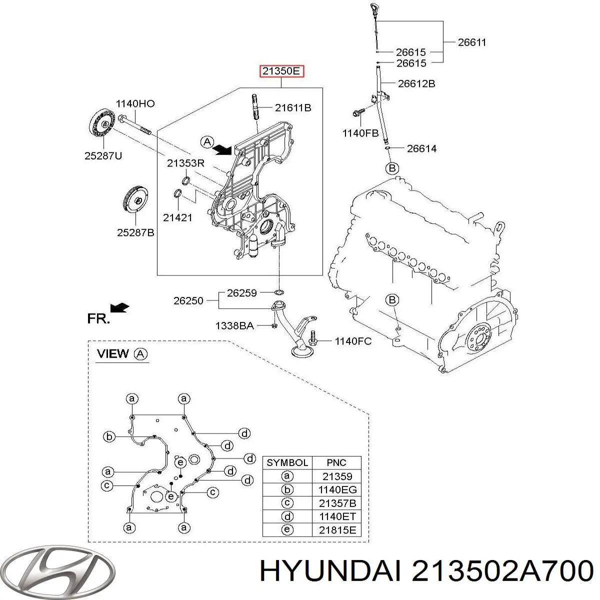 213502A700 Hyundai/Kia