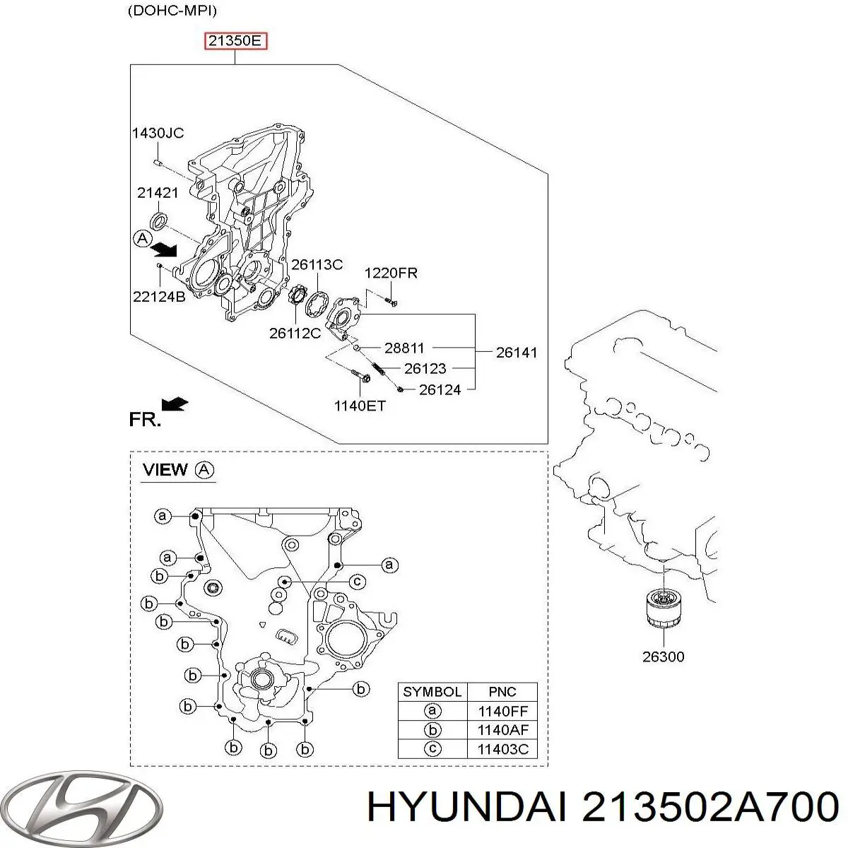 Comprar 213502A700 Hyundai/Kia Bomba De Aceite