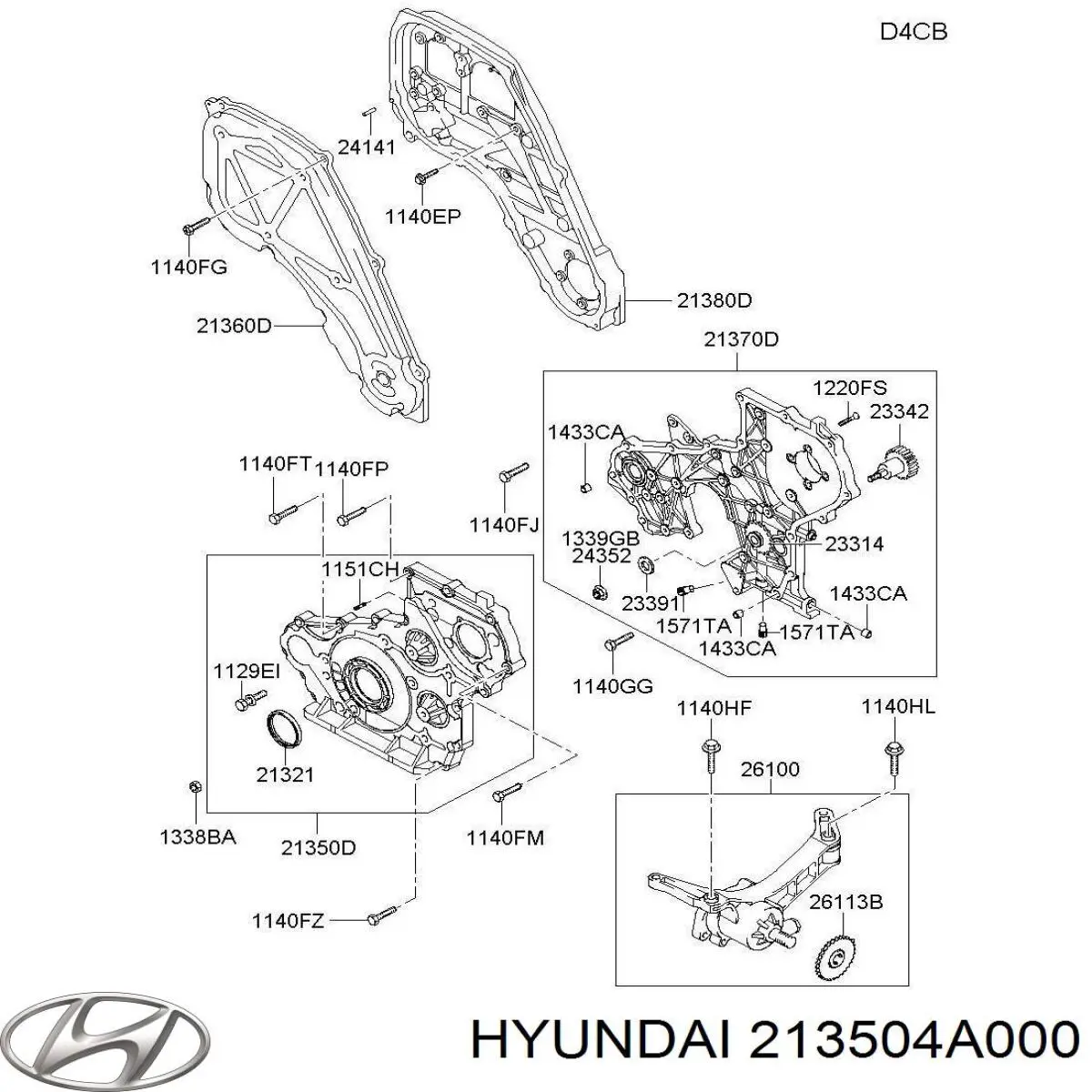  Hyundai/Kia 213504A000 precio, desde  EUR