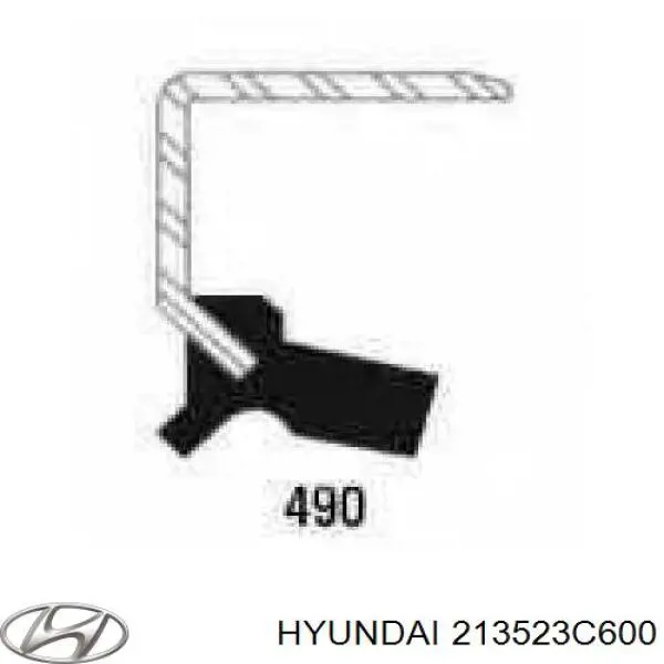 213523C600 Hyundai/Kia anillo retén, cigüeñal frontal