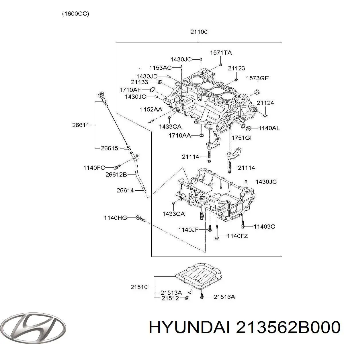  Hyundai/Kia 213562B000 precio, desde  