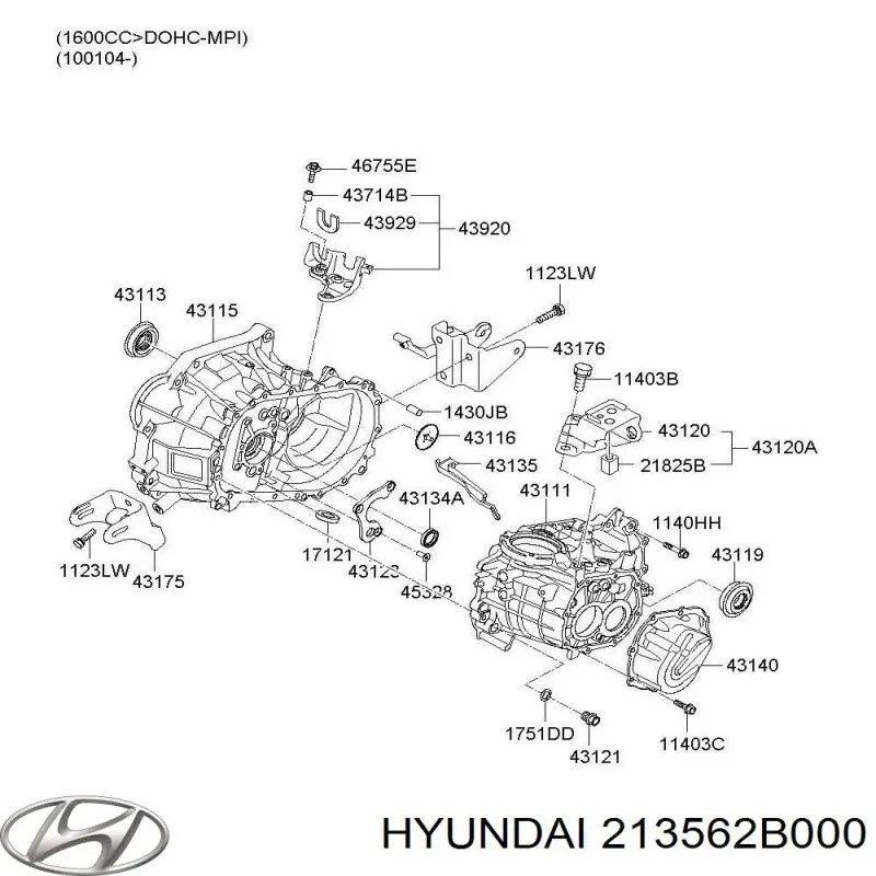 213562B000 Hyundai/Kia 