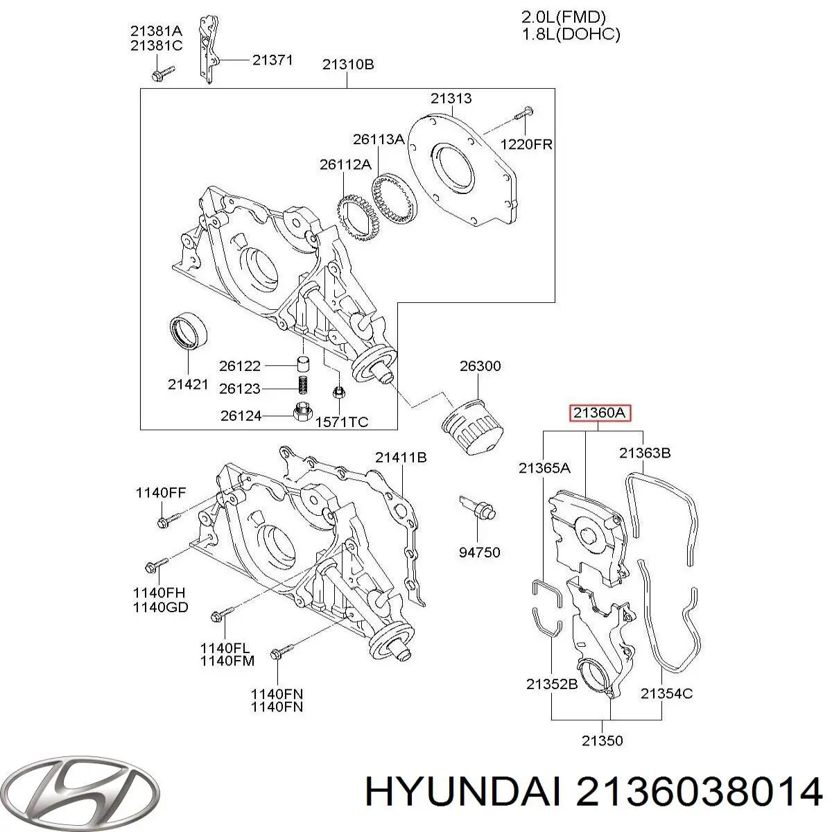 2136038014 Hyundai/Kia