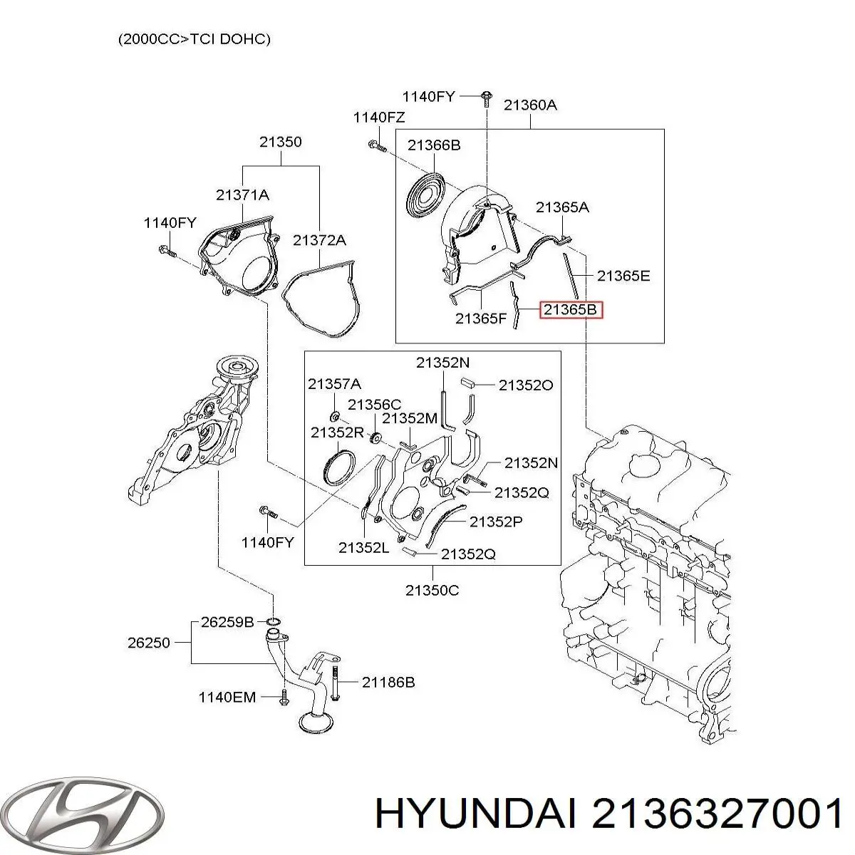 2136327001 Hyundai/Kia