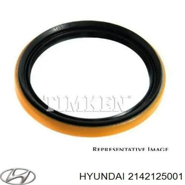 2142125001 Hyundai/Kia anillo retén, cigüeñal frontal