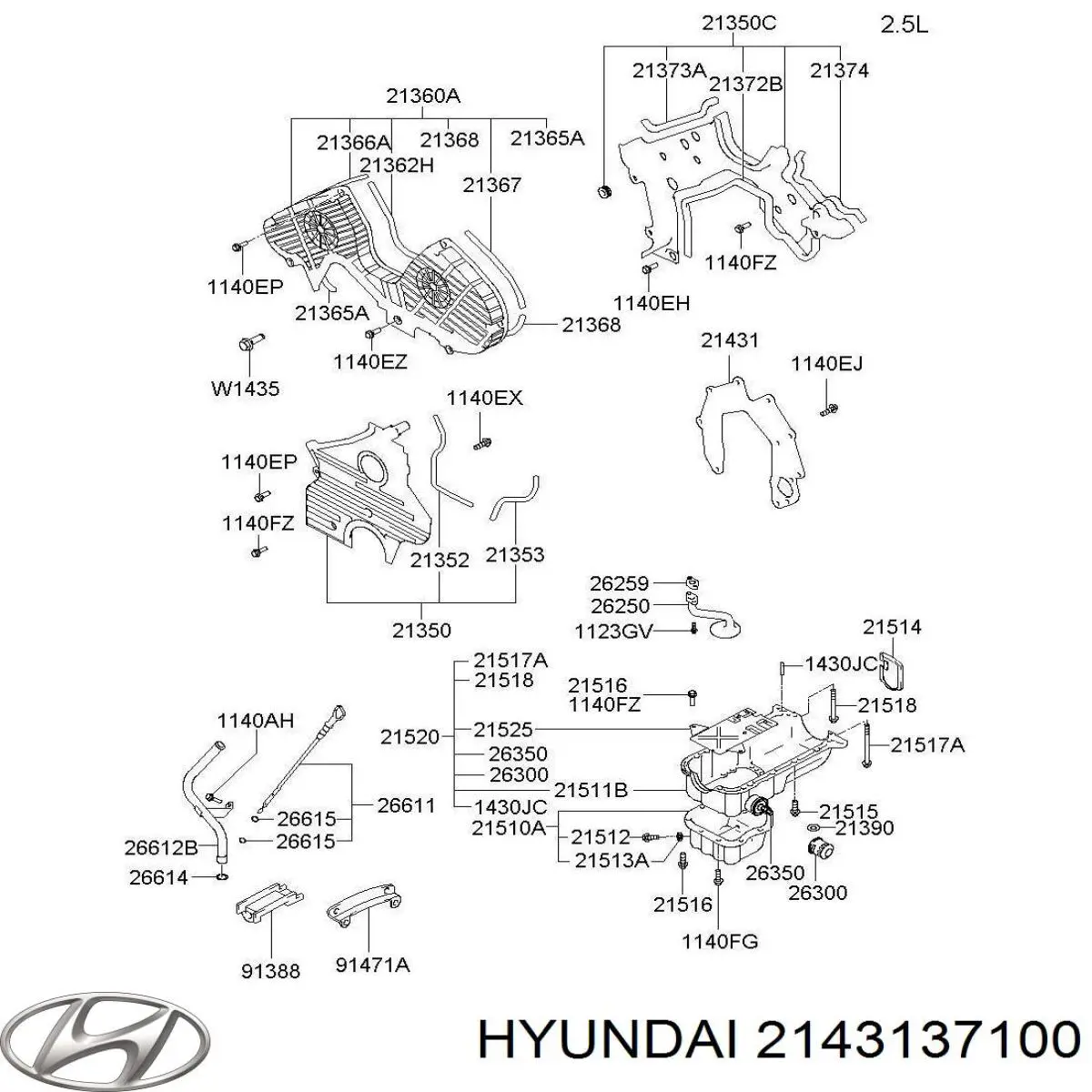 2143137100 Hyundai/Kia