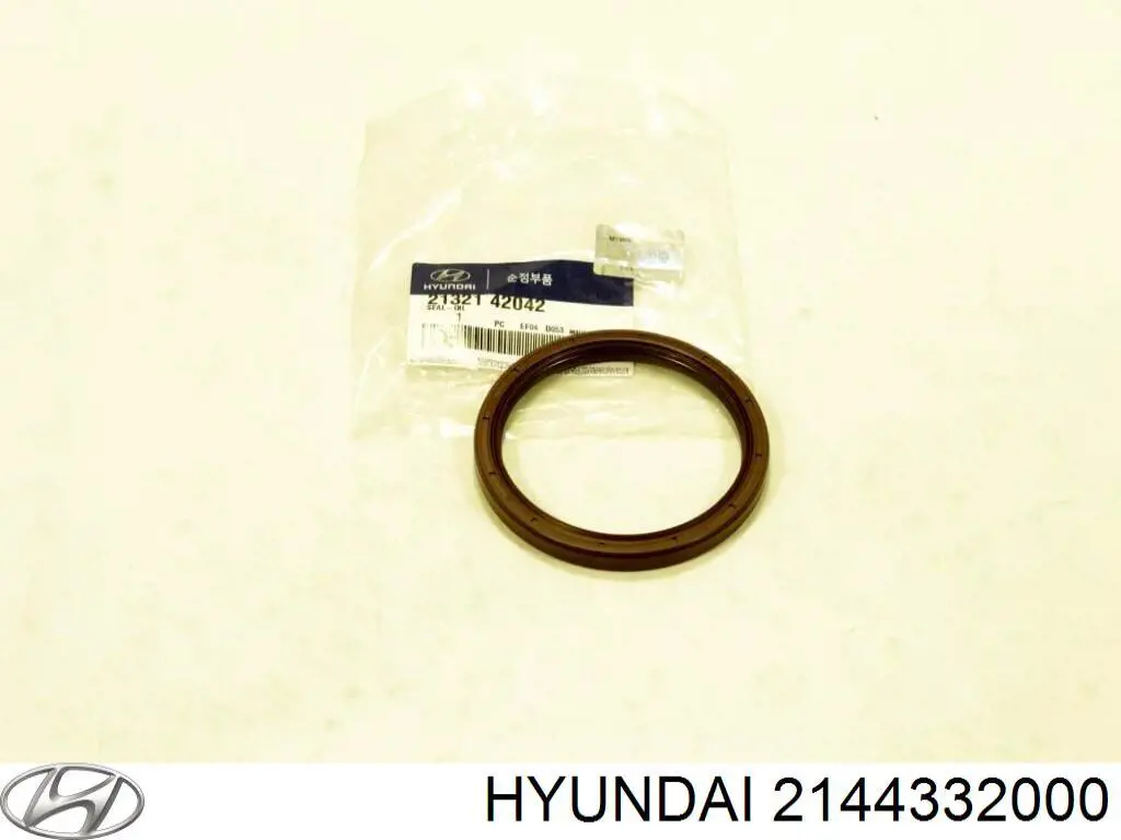 Retén de cigüeñal 2144332000 Hyundai/Kia
