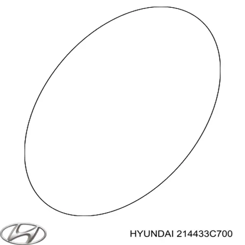 214433C700 Hyundai/Kia anillo retén, cigüeñal