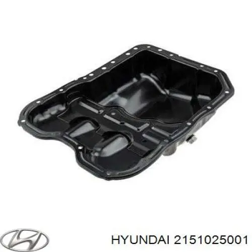 Cárter de aceite del motor 2151025000 Hyundai/Kia