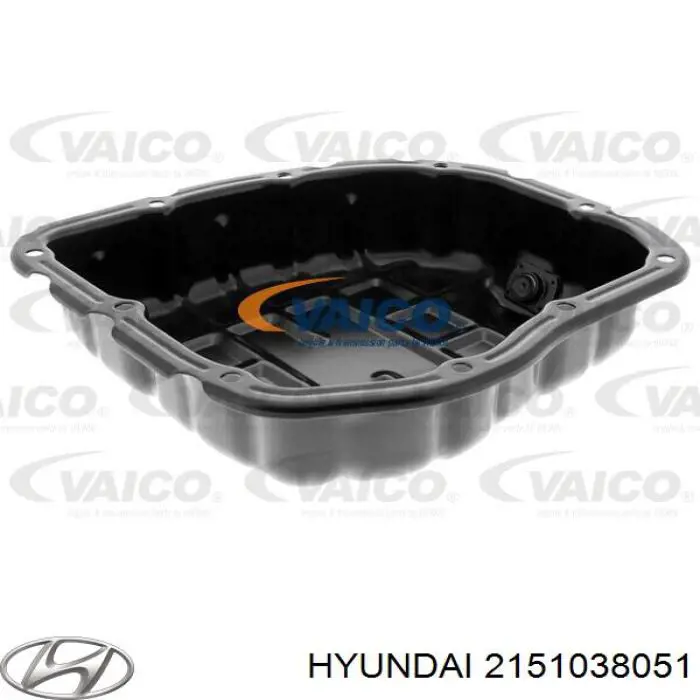 Cárter de aceite, parte inferior para Hyundai Sonata 