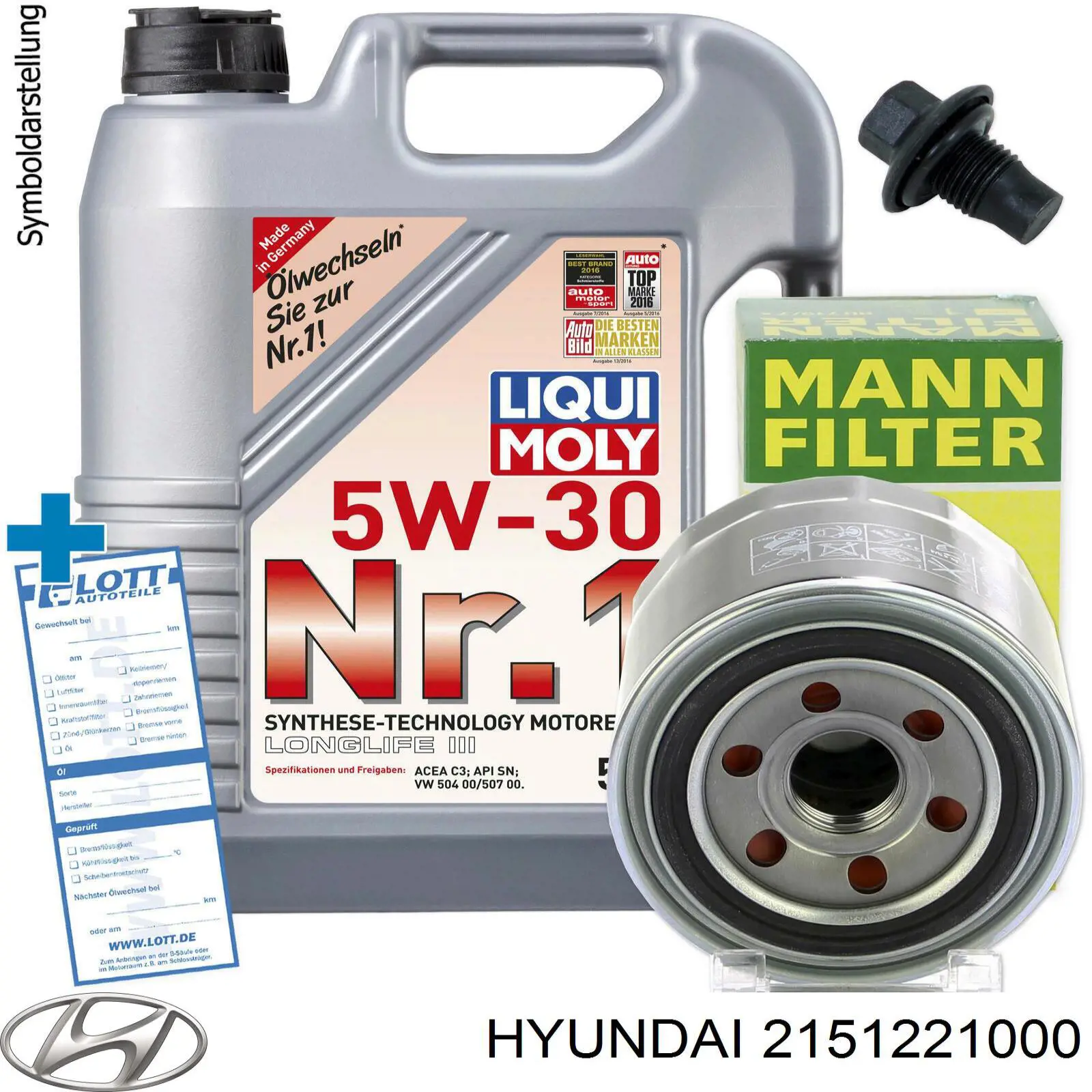 Tapón del cárter de aceite Hyundai/Kia 2151221000 precio, desde 2,98 EUR