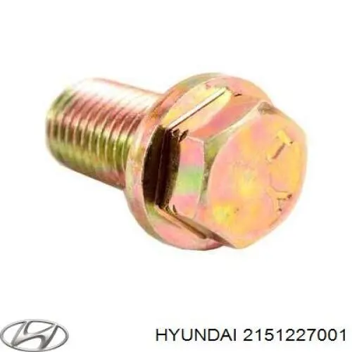 2151227001 Hyundai/Kia tapón roscado, colector de aceite