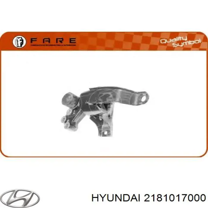 2181017000 Hyundai/Kia soporte de motor derecho