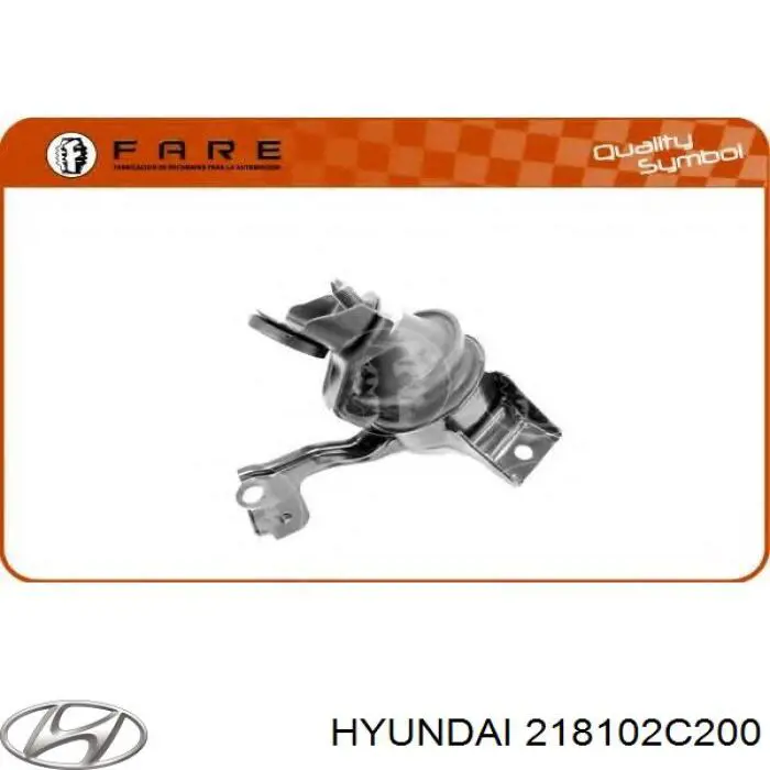 218102C200 Hyundai/Kia soporte de motor derecho