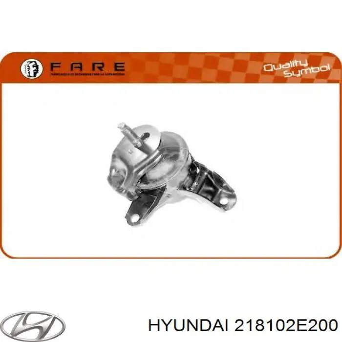 218102E200 Hyundai/Kia soporte de motor derecho