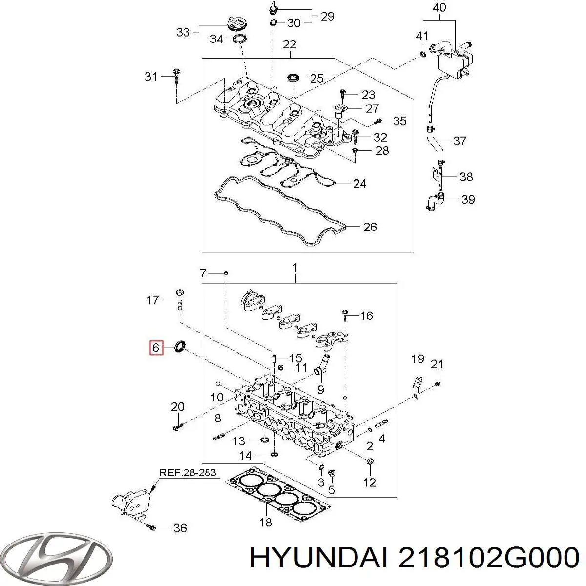 Comprar 218102G000 Hyundai/Kia Soporte de motor derecho