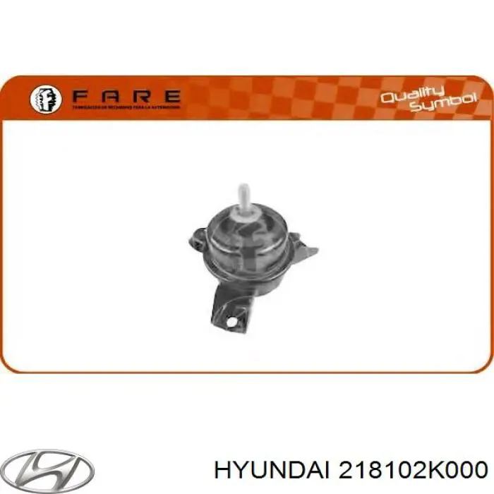 218102K000 Hyundai/Kia soporte de motor derecho