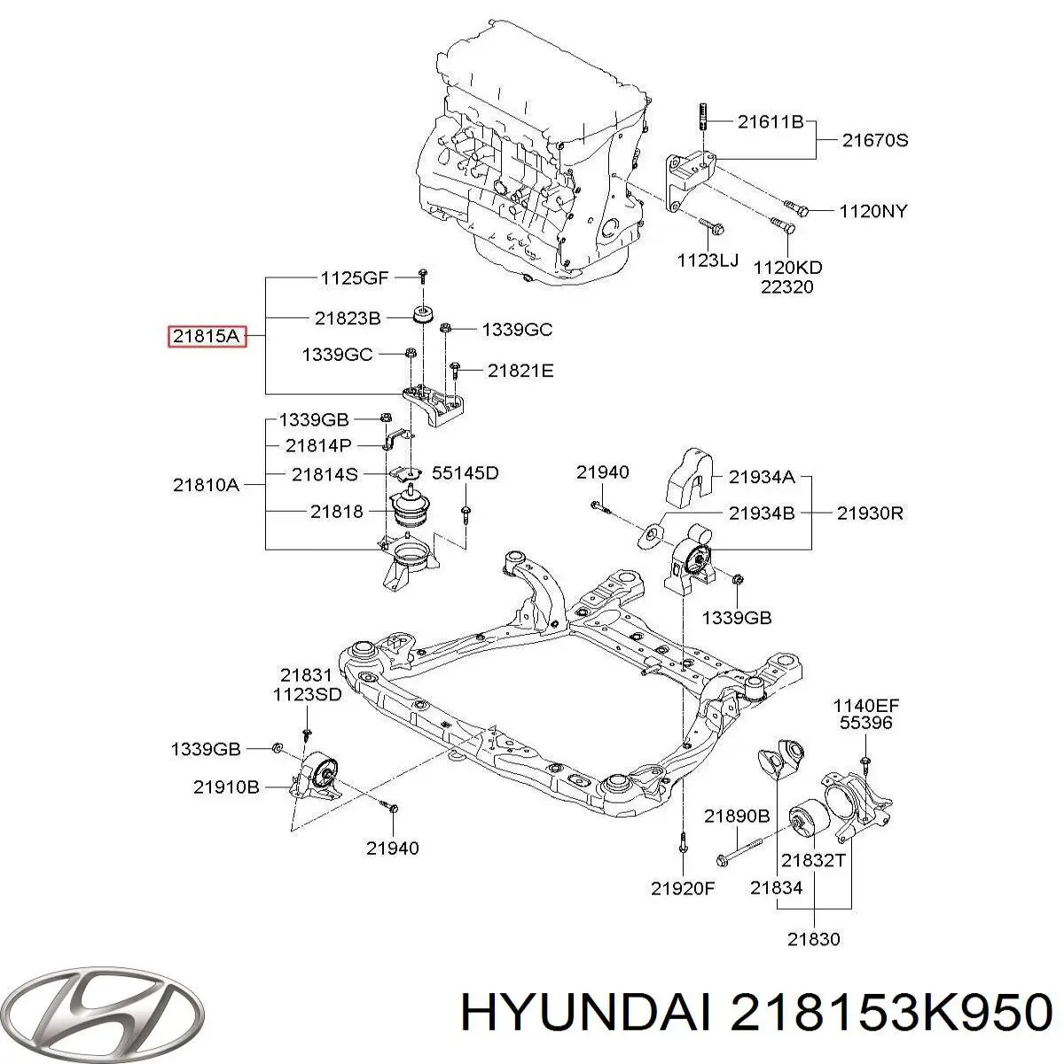 218153K950 Hyundai/Kia