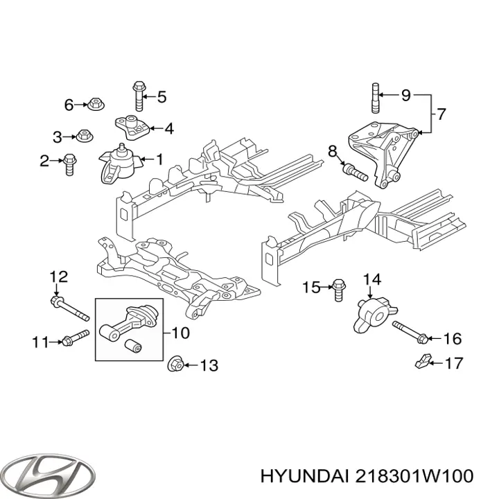 Soporte izquierdo del motor CZKK9 CTR