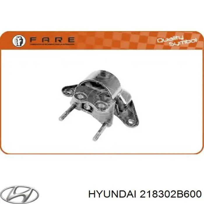 218302B600 Hyundai/Kia soporte motor izquierdo