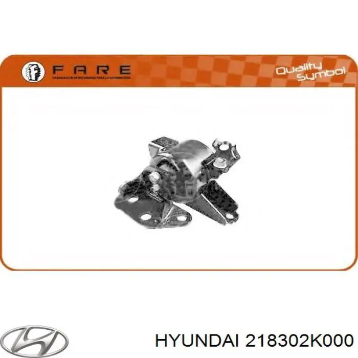 218302K000 Hyundai/Kia soporte motor izquierdo