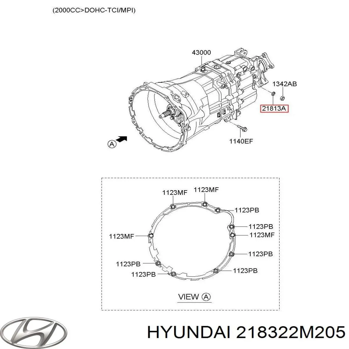 218322M205 Hyundai/Kia