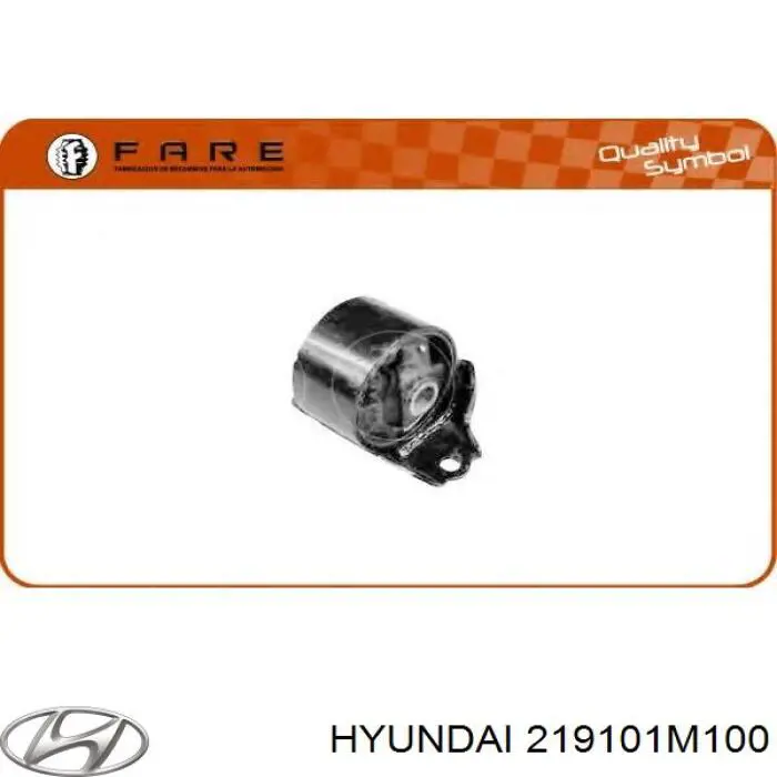 219101M100 Hyundai/Kia soporte motor delantero
