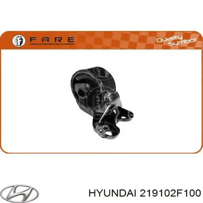 219102F100 Hyundai/Kia soporte motor delantero